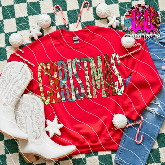 CHRISTMAS X PNG DIGITAL DOWNLOAD