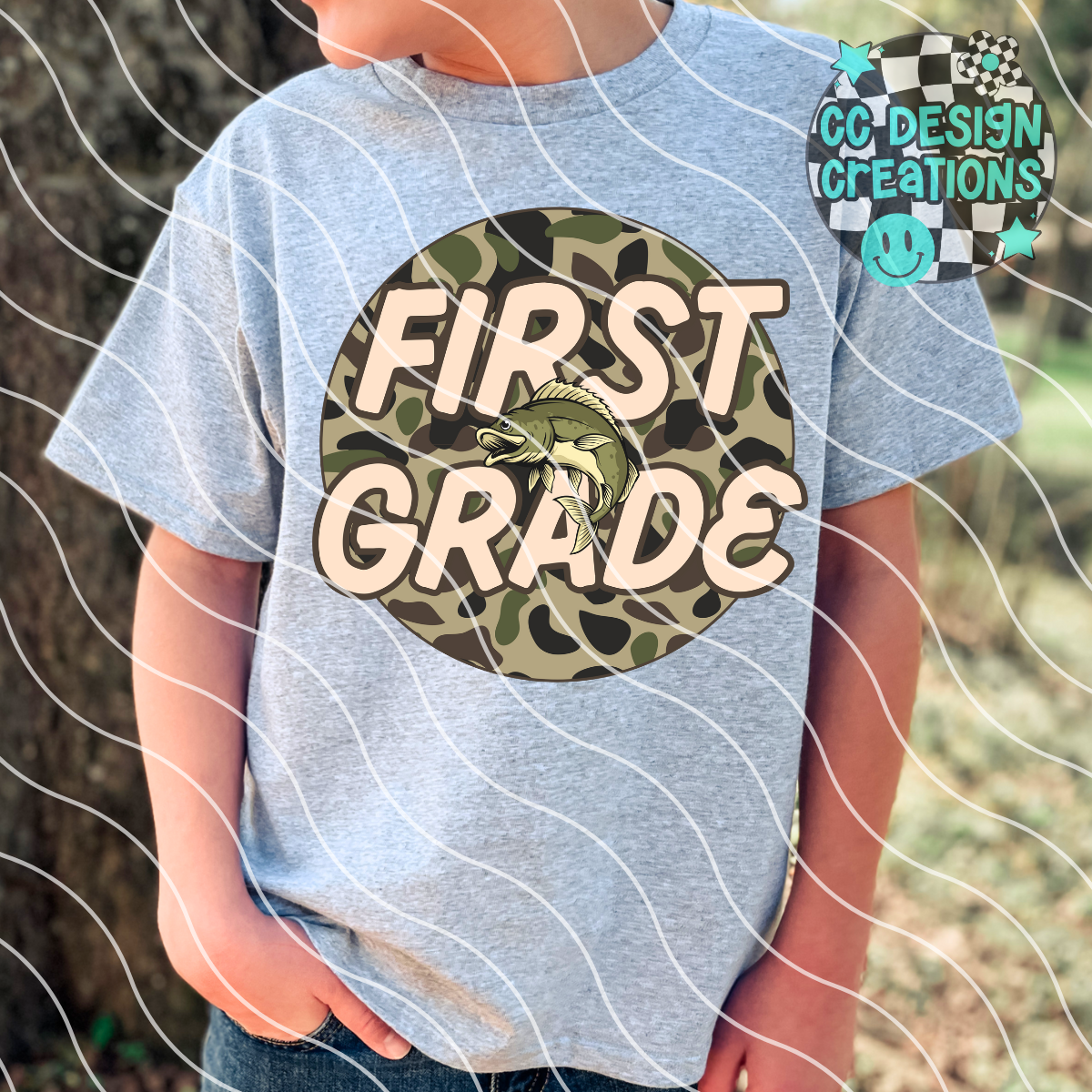 Camo BTS First Grade PNG Digital Download