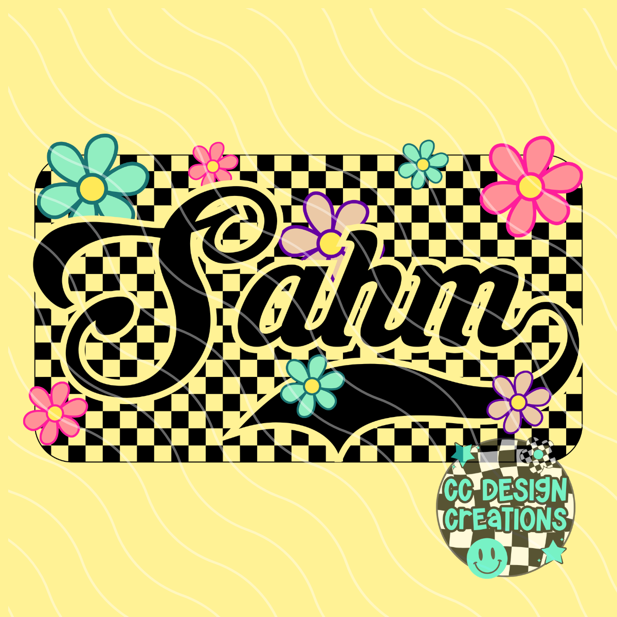 SAHM Retro Spring PNG Digital Download
