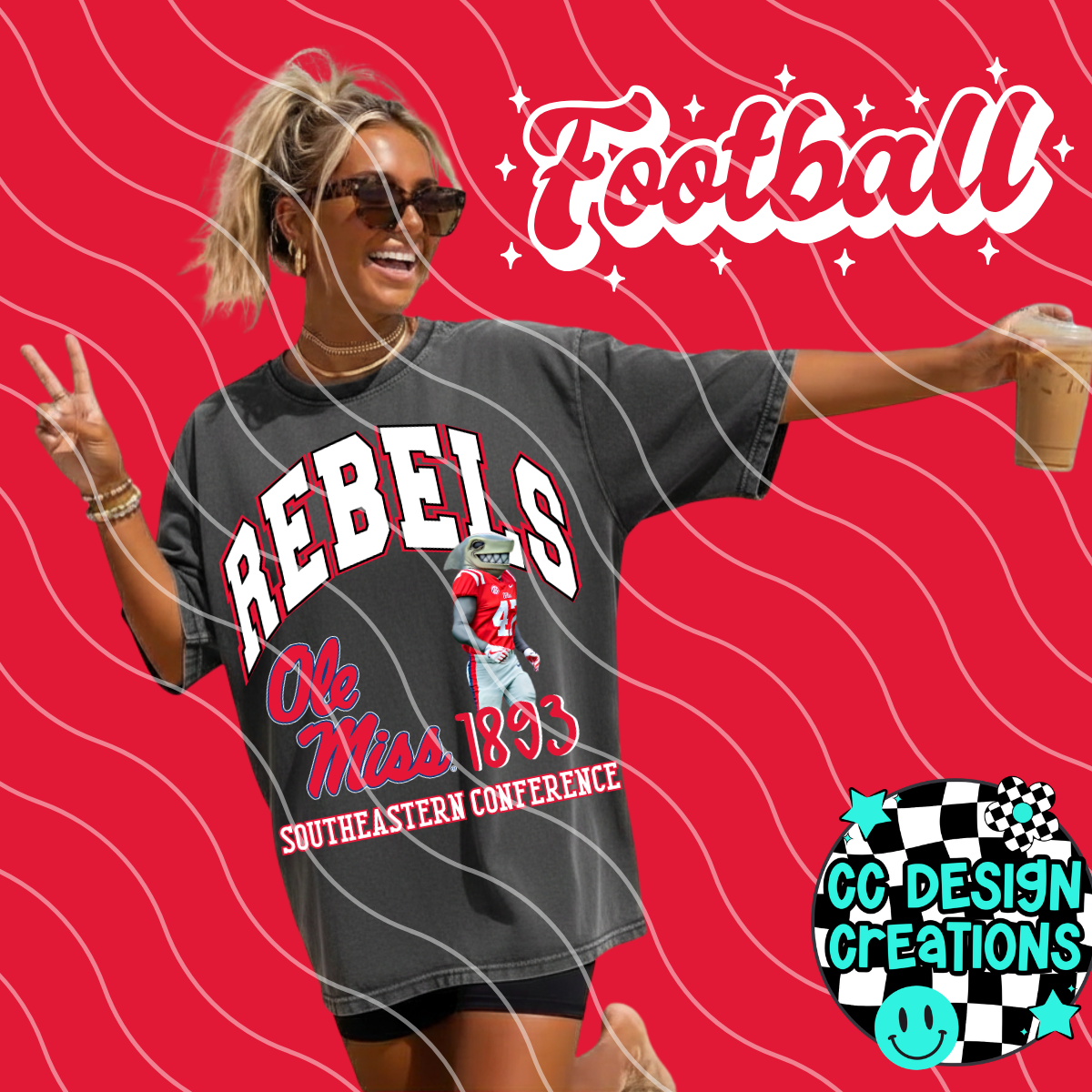 REBELS COLL EGE FOOTBALL PNG DIGITAL DOWNLOAD