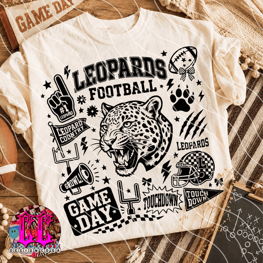 LEOPARDS MASCOT COLLAGE PNG DIGITAL DOWNLOAD