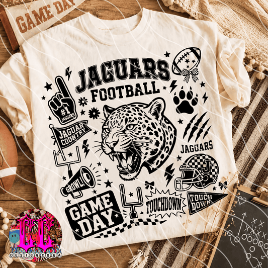 JAGUARS MASCOT COLLAGE PNG DIGITAL DOWNLOAD