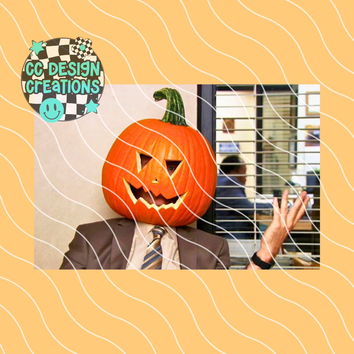 Dwayne Pumpkin Head PNG Digital Download