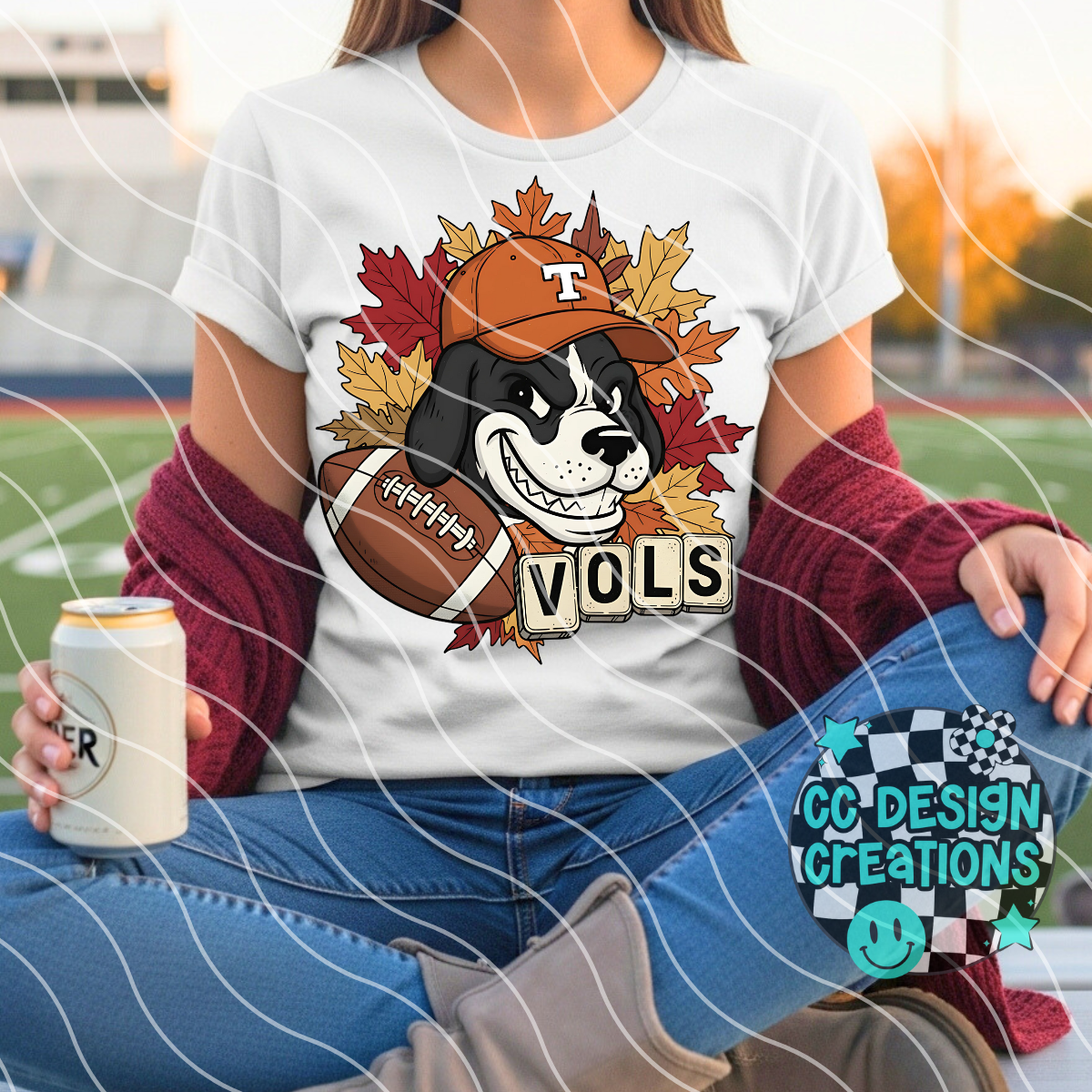 Tennessee Fall Football PNG Digital Download