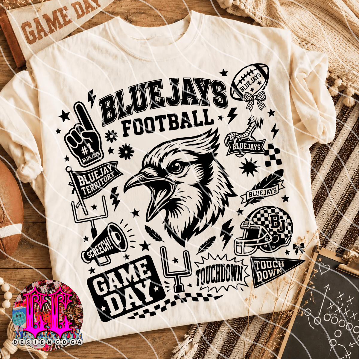 BLUEJAYS MASCOT COLLAGE PNG DIGITAL DOWNLOAD