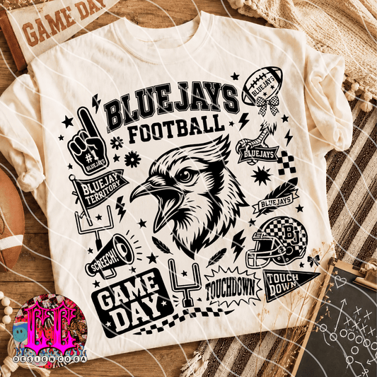 BLUEJAYS MASCOT COLLAGE PNG DIGITAL DOWNLOAD