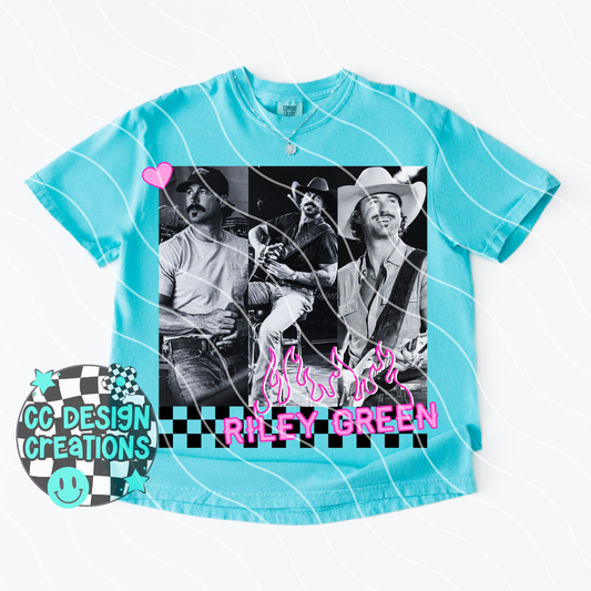 Riley Neon Summer Music PNG Digital Download