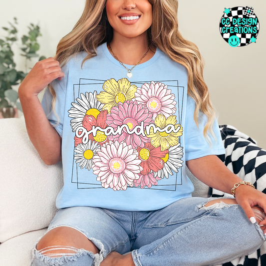 Floral Mothers Day Grandma PNG Digital Download