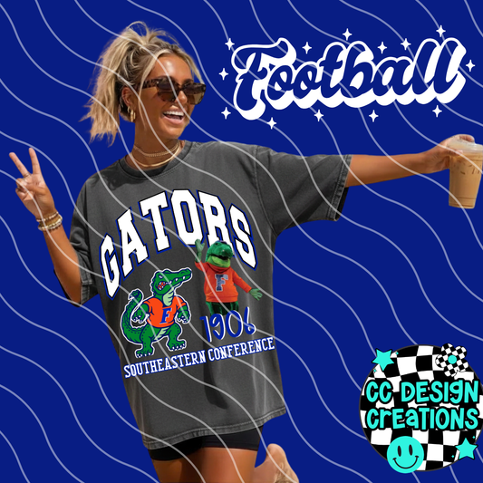 GATORS COLL EGE FOOTBALL PNG DIGITAL DOWNLOAD
