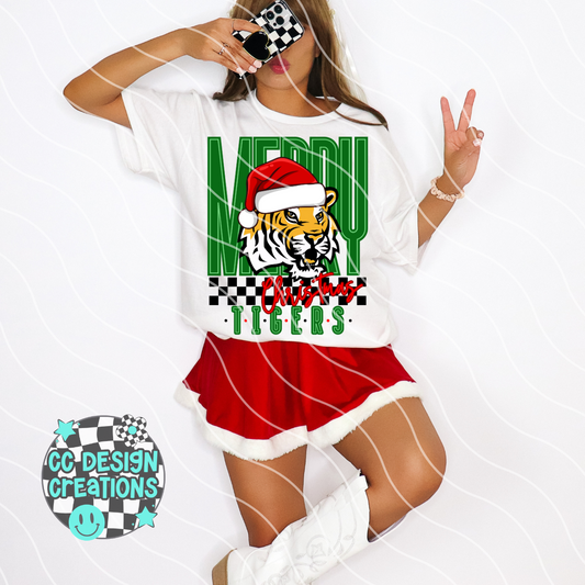 Christmas Tigers L S U PNG Digital Download