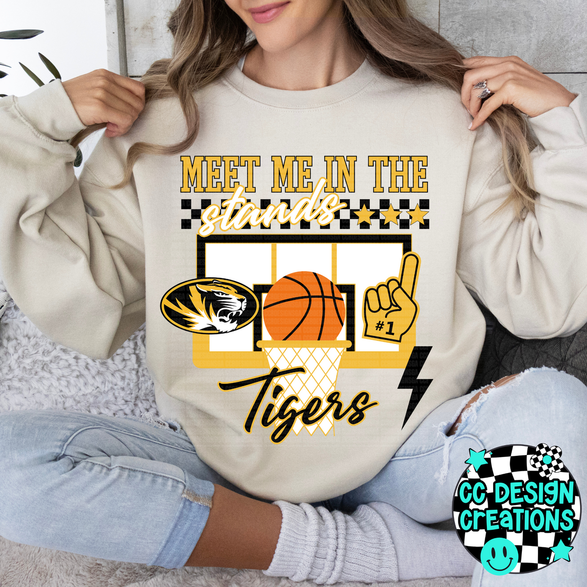 CUSTOM Meet Me In The Stands Basketball School Spirit PNG Digital Download