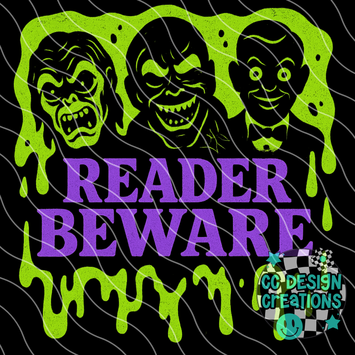 Reader Beware Goosebumps PNG Digital Download