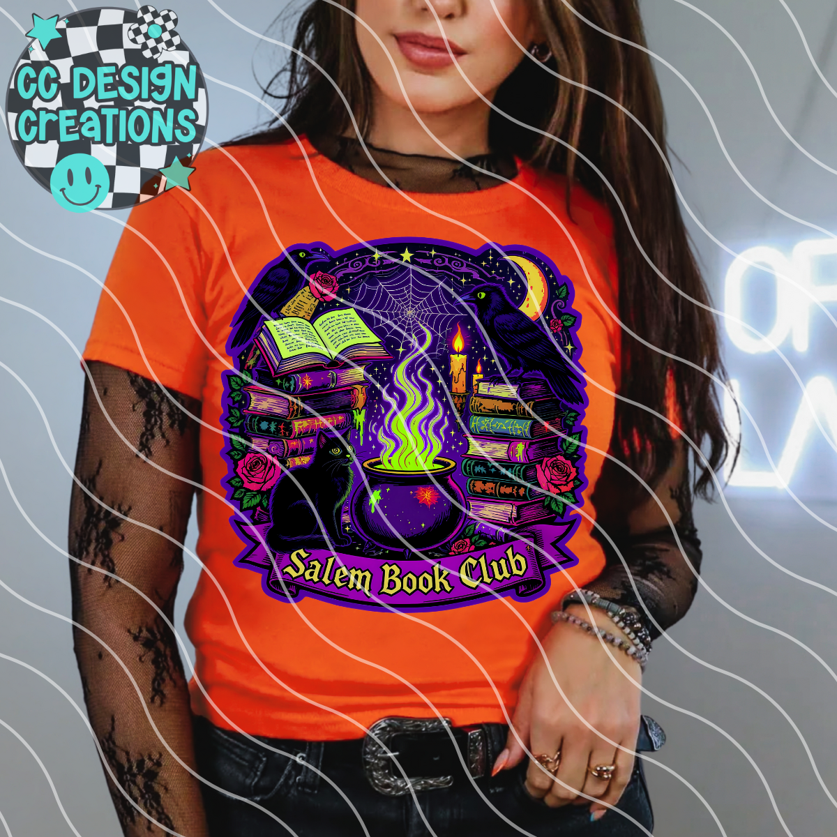 Salem Book Club PNG Digital Download