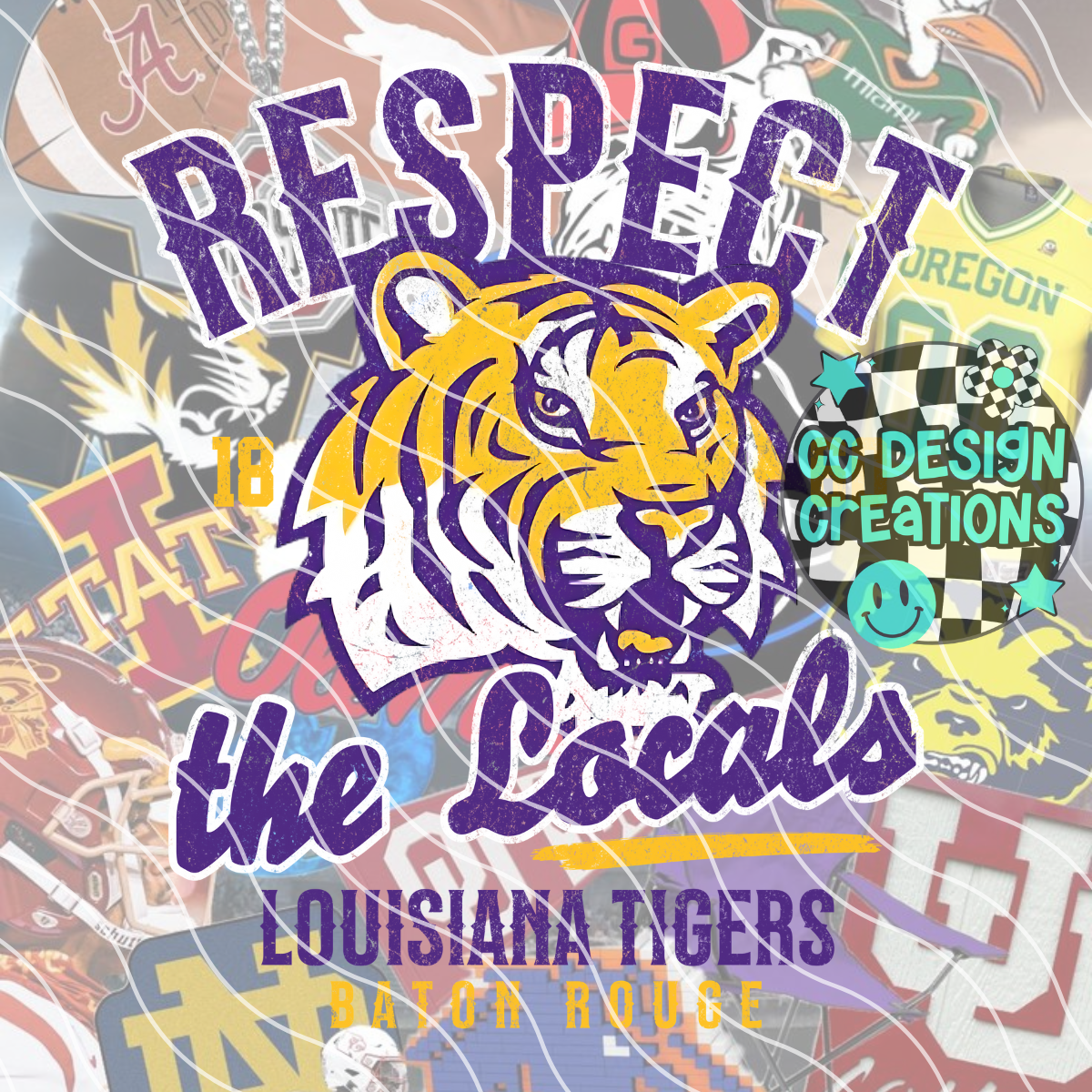 Respect The Locals Louisiana PNG Digital Download