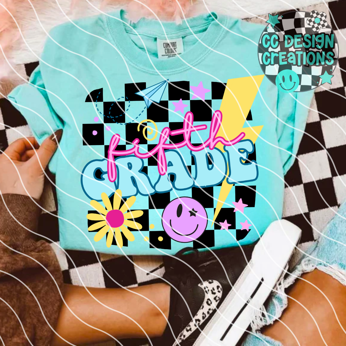 Retro BTS Fifth Grade PNG Digital Download