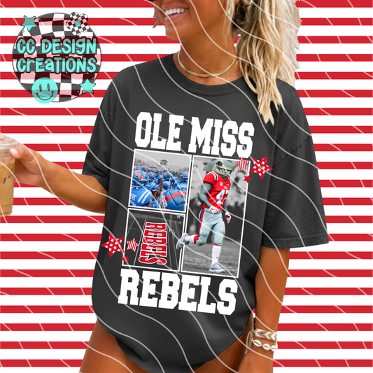 MS FOOTBALL COLLAGE PNG DIGITAL DOWNLOAD (WHITE + BLACK INCLUDED)