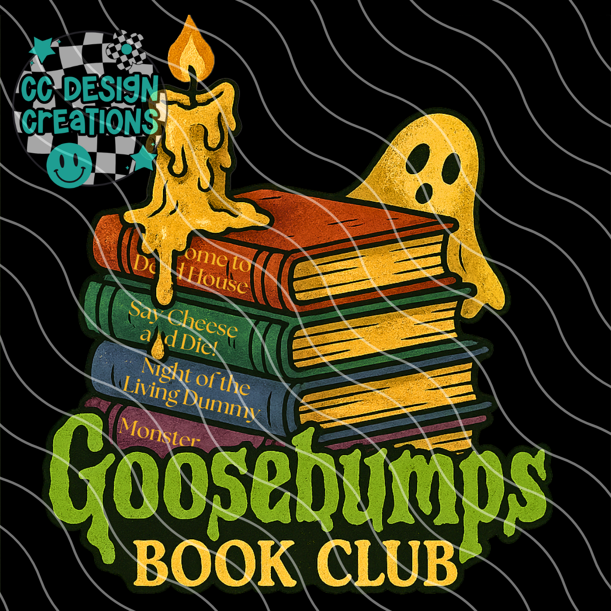 Goosebumps Book Club PNG Digital Download