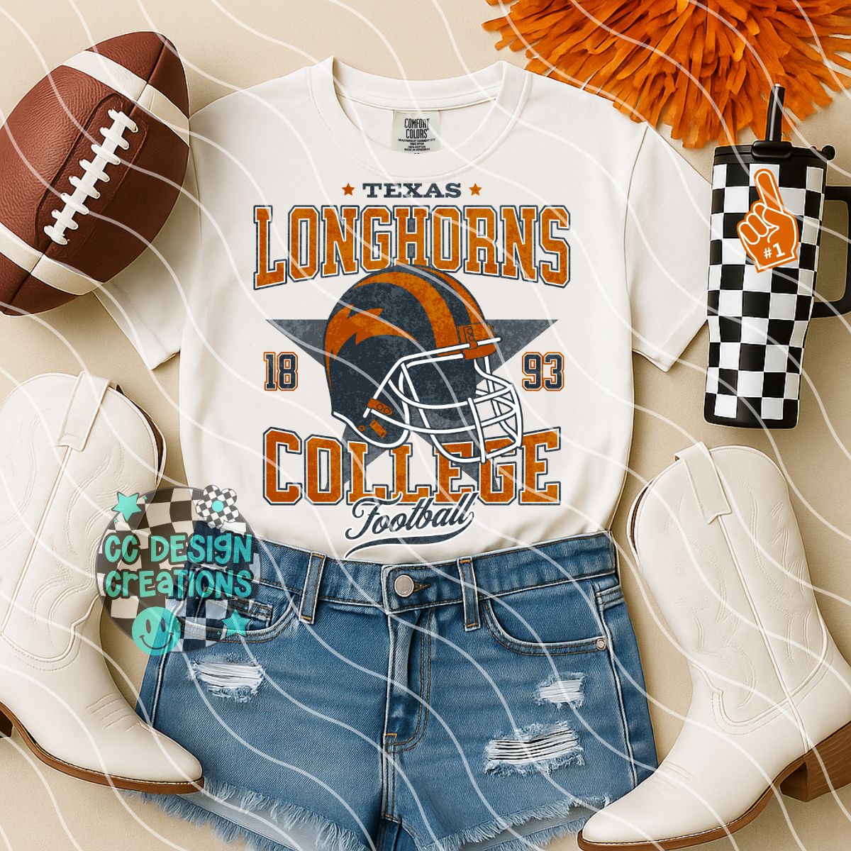 Retro All Star Football Bundle PNG Digital Download (25 Designs)