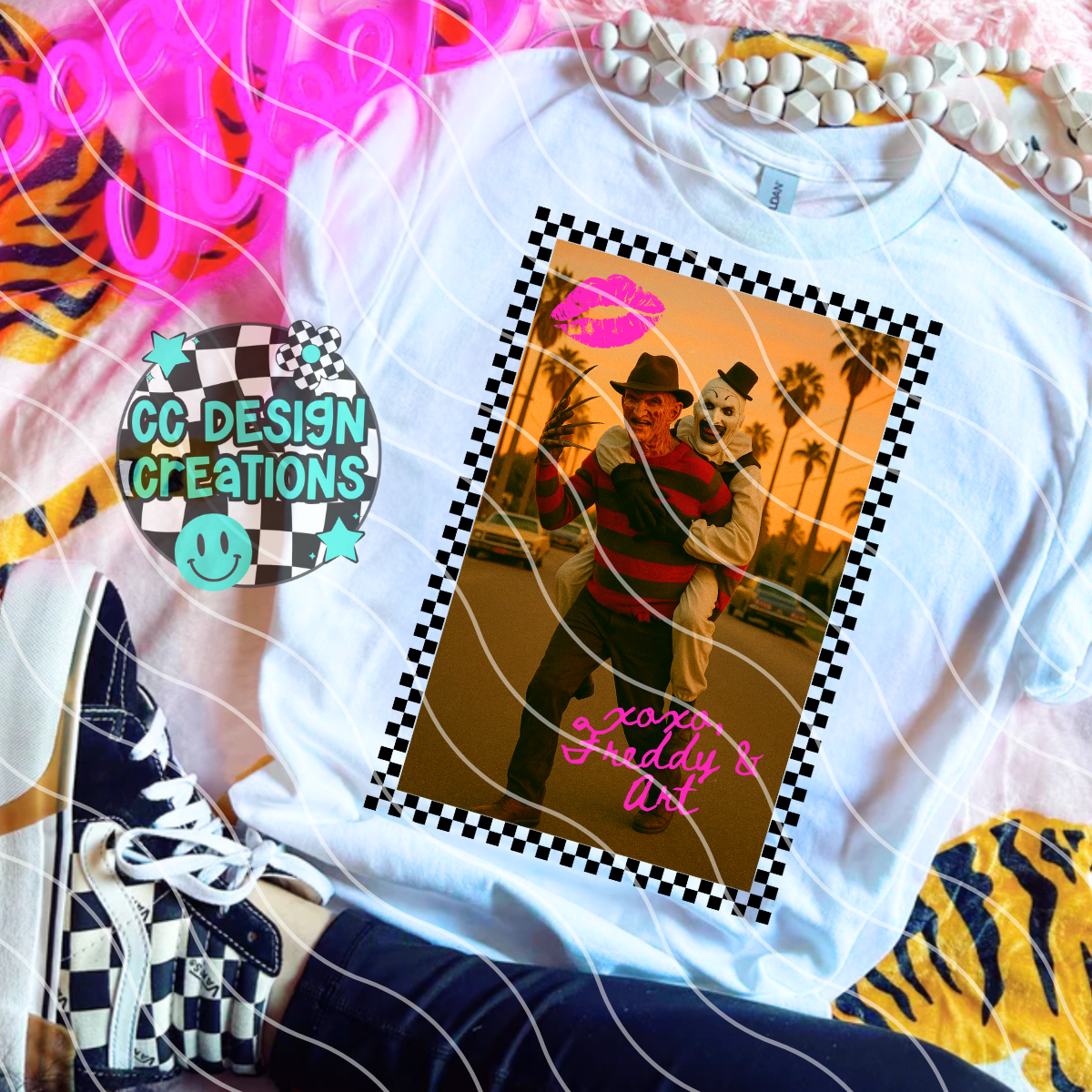 XOXO Freddy & Art PNG Digital Download