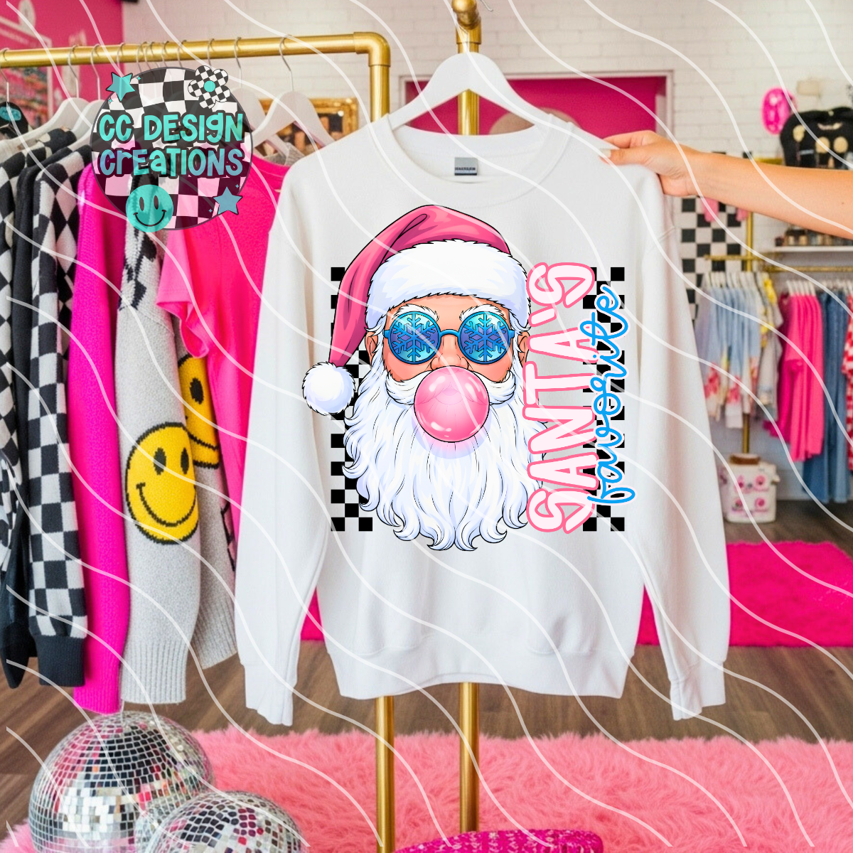 Santa's Favorite PNG Digital Download