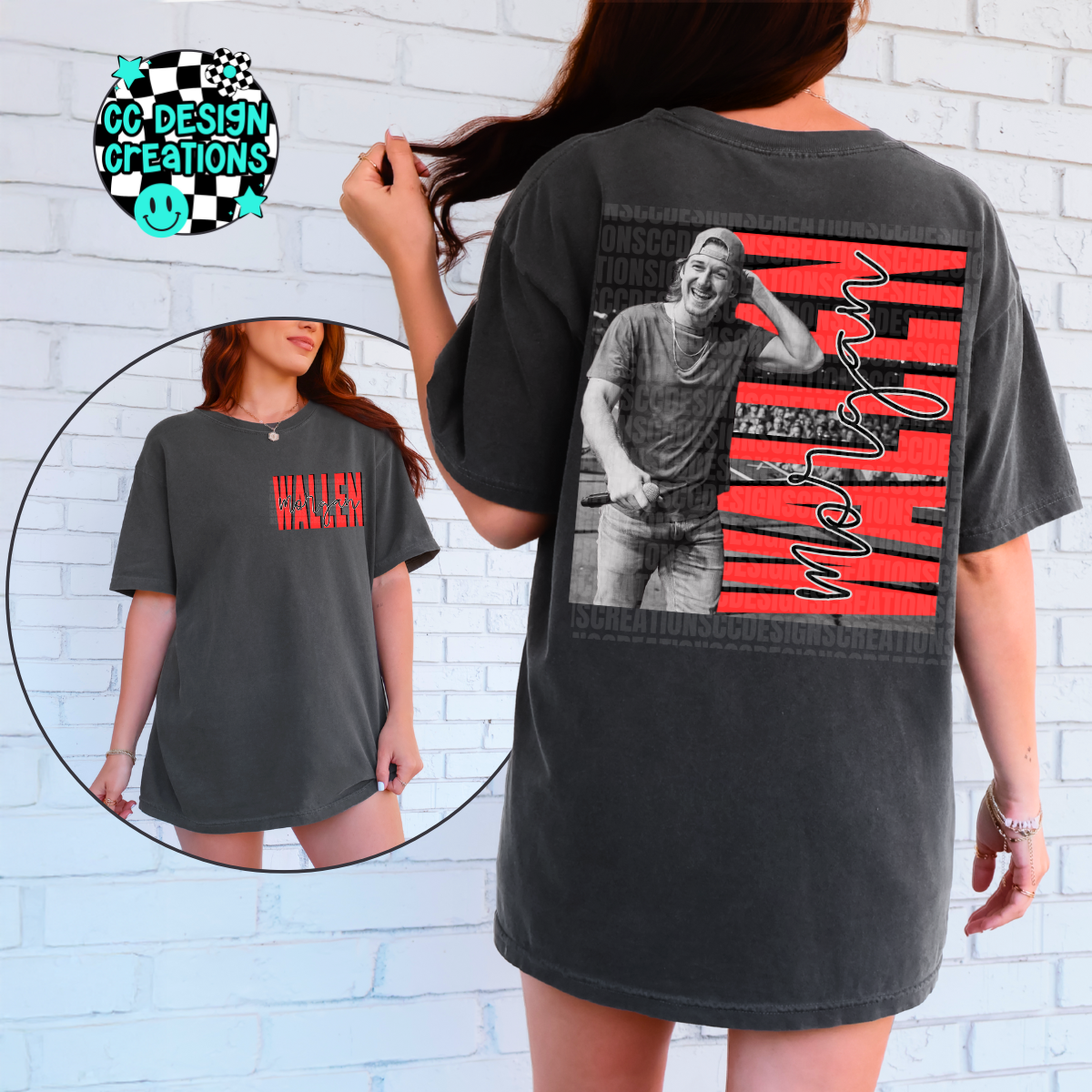 Retro Red MW PNG Digital Download (2 Back Designs Included)