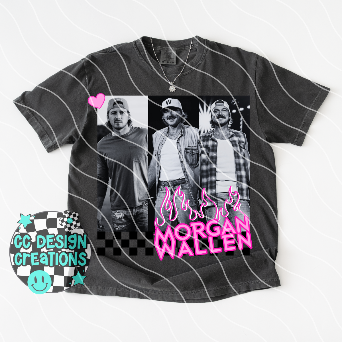 Wallen Neon Summer Music PNG Digital Download