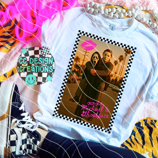 XOXO Michael & Ghostface PNG Digital Download