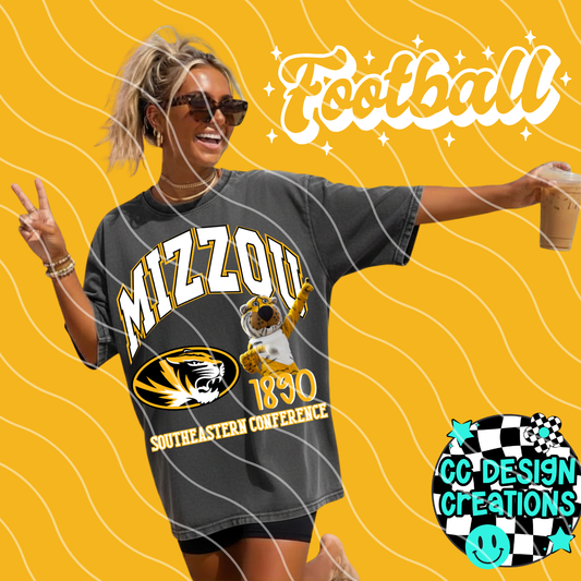 MIZZ OU COLL EGE FOOTBALL PNG DIGITAL DOWNLOAD