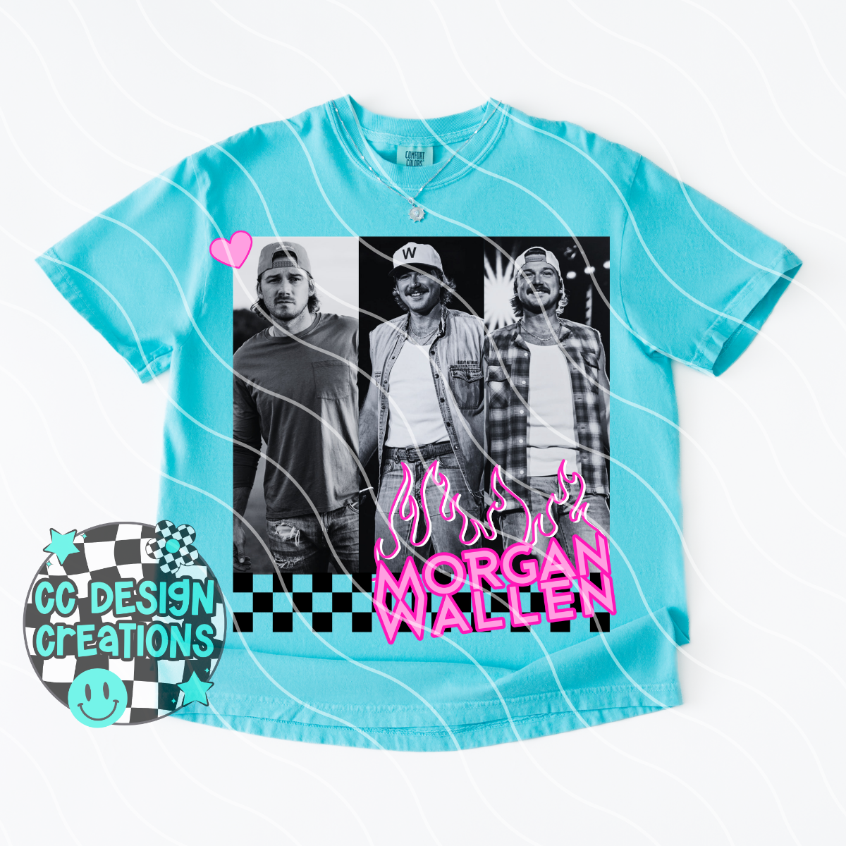 Wallen Neon Summer Music PNG Digital Download