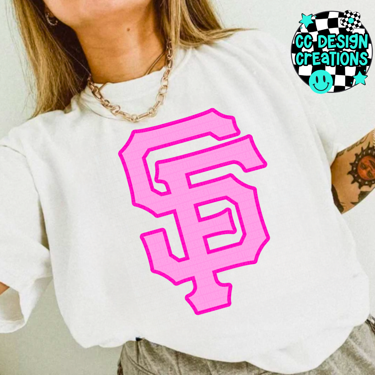 Giants Preppy Pink PNG Digital Download