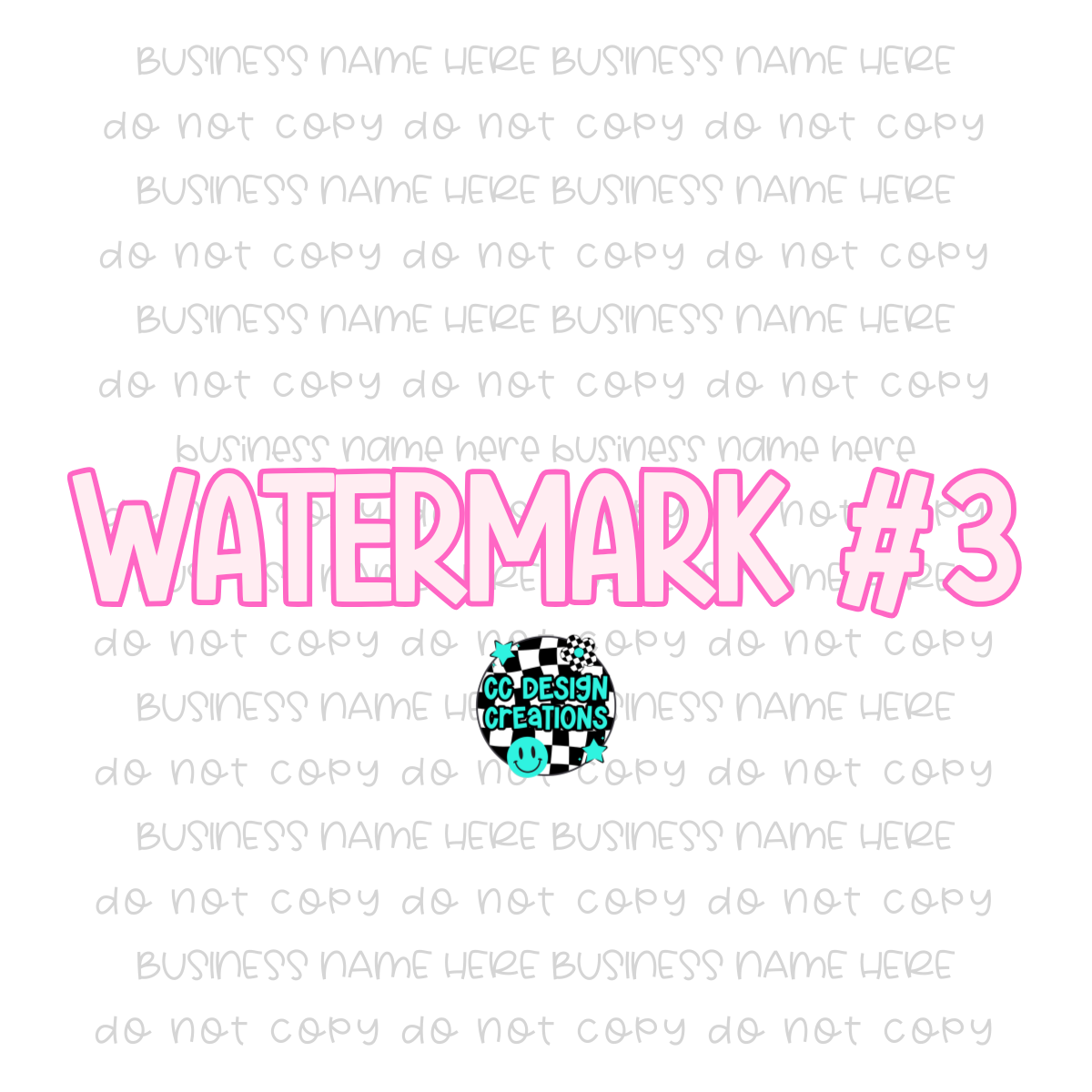 CUSTOM Transparent Watermarks Bundle PNG Digital Download (All 4 Included)