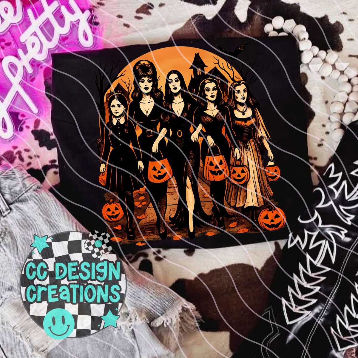Girls Of Halloween PNG Digital Download