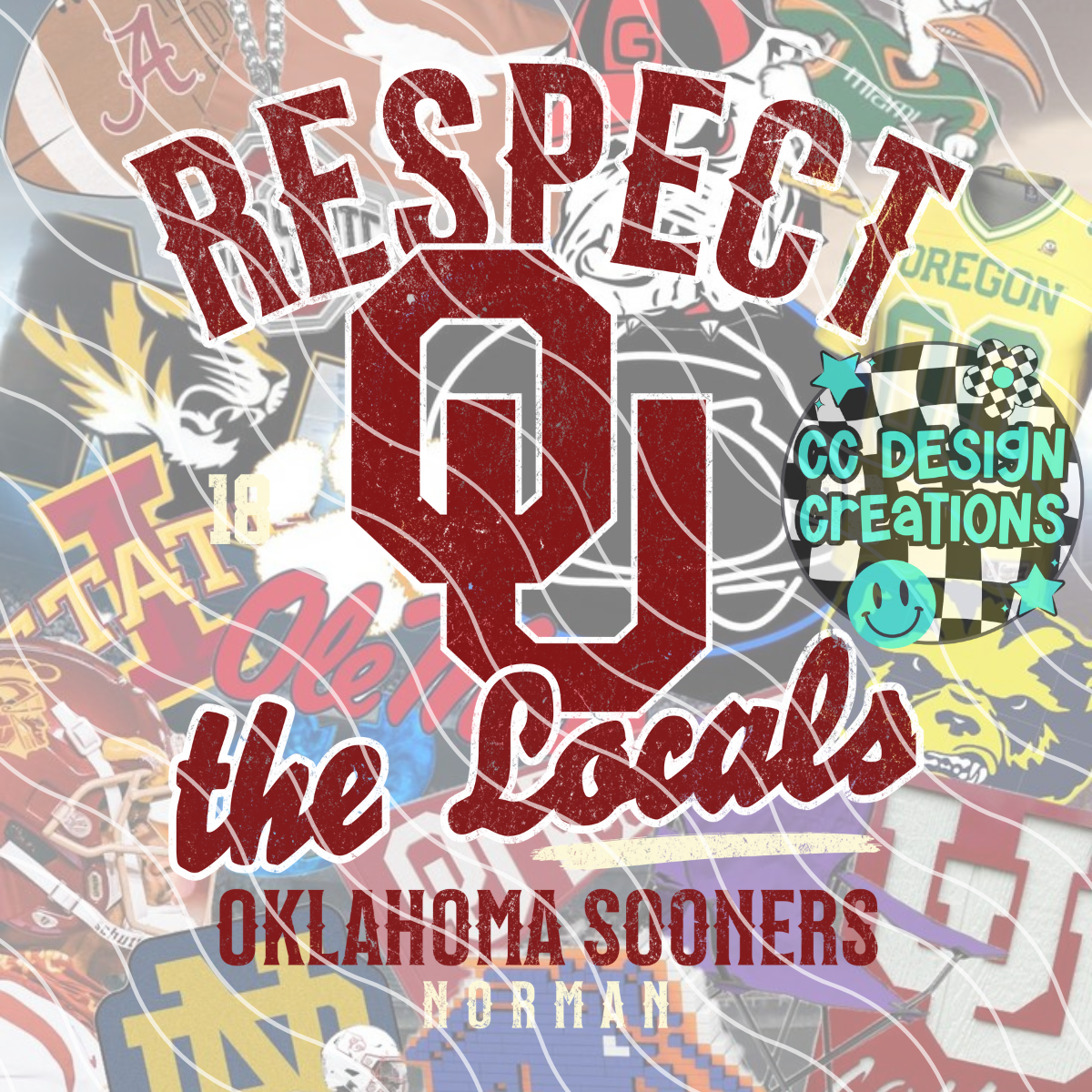 Respect The Locals Oklahoma PNG Digital Download