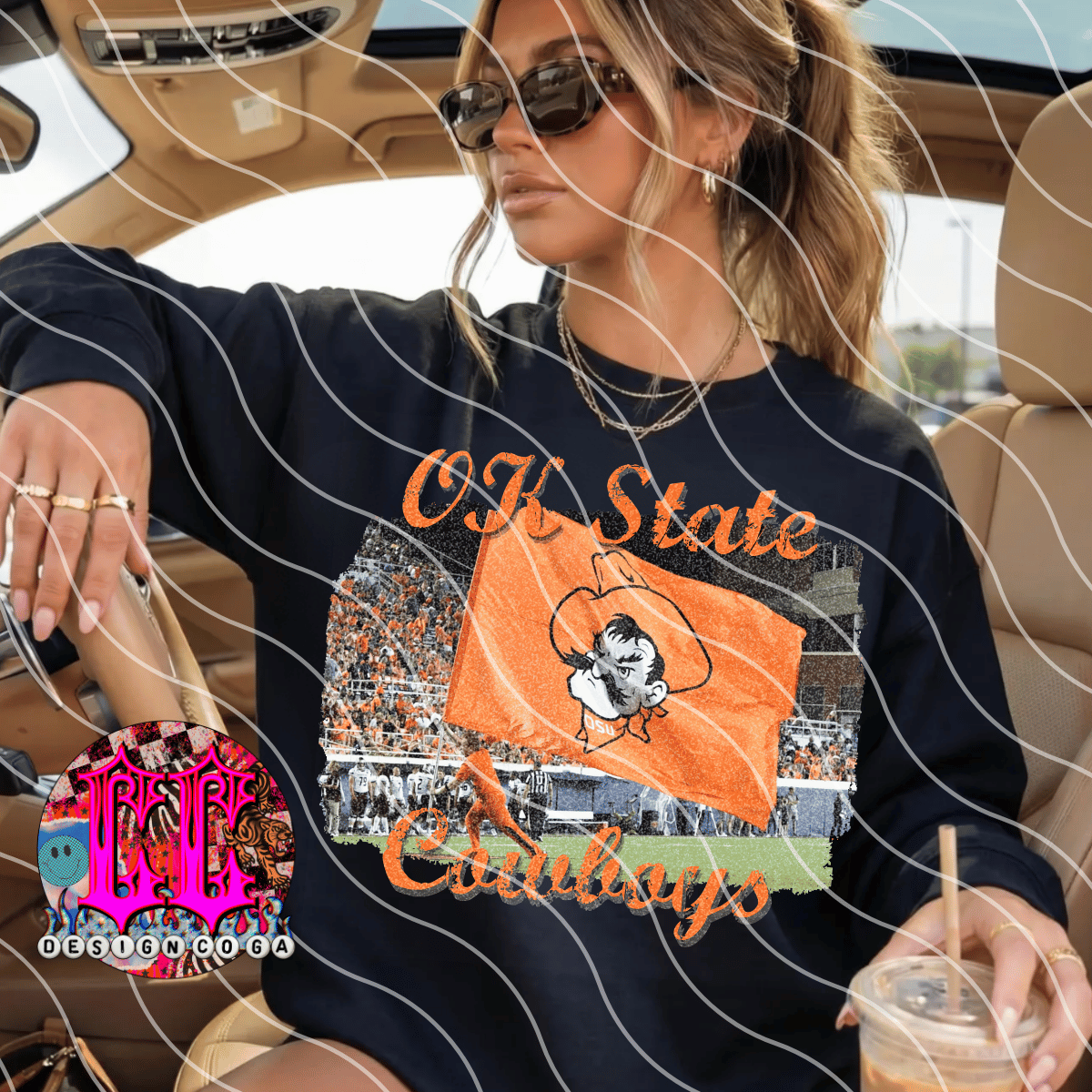 OK STATE FOOTBALL VINTAGE PNG DIGITAL DOWNLOAD