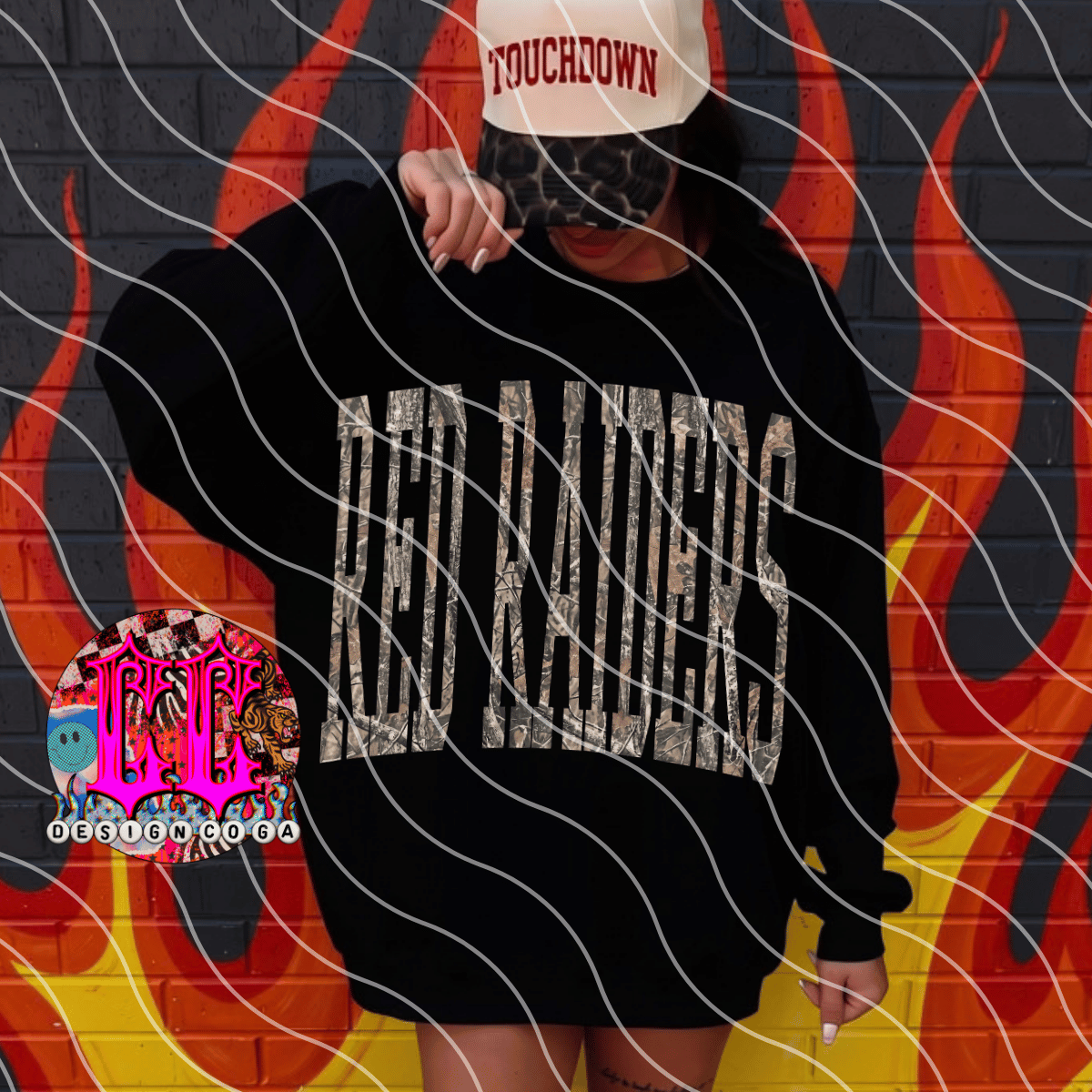 RED RAID CAMO PNG DIGITAL DOWNLOAD