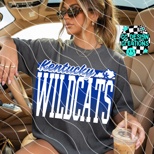 WILDCATS RETRO GAME DAY FOOTBALL PNG DIGITAL DOWNLOAD
