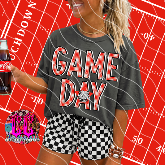CUSTOM GAME DAY PLAID PNG DIGITAL DOWNLOAD