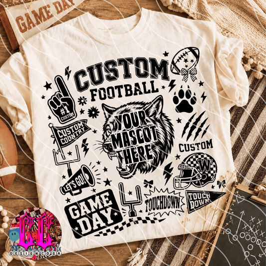 CUSTOM MASCOT COLLAGE PNG DIGITAL DOWNLOAD