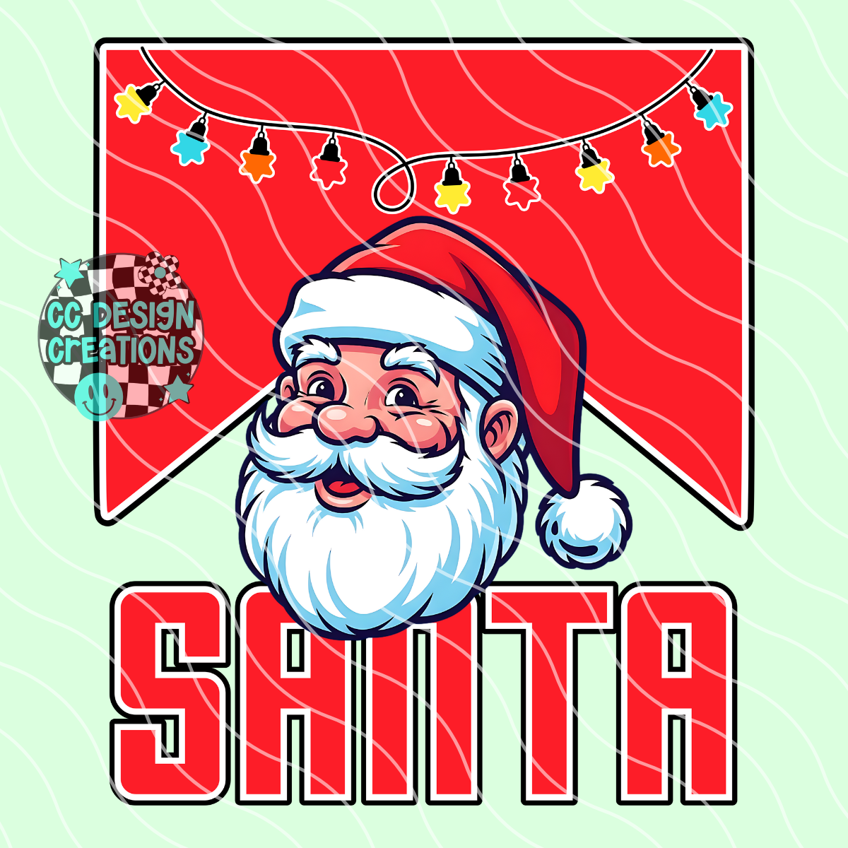 Santa PNG Digital Download