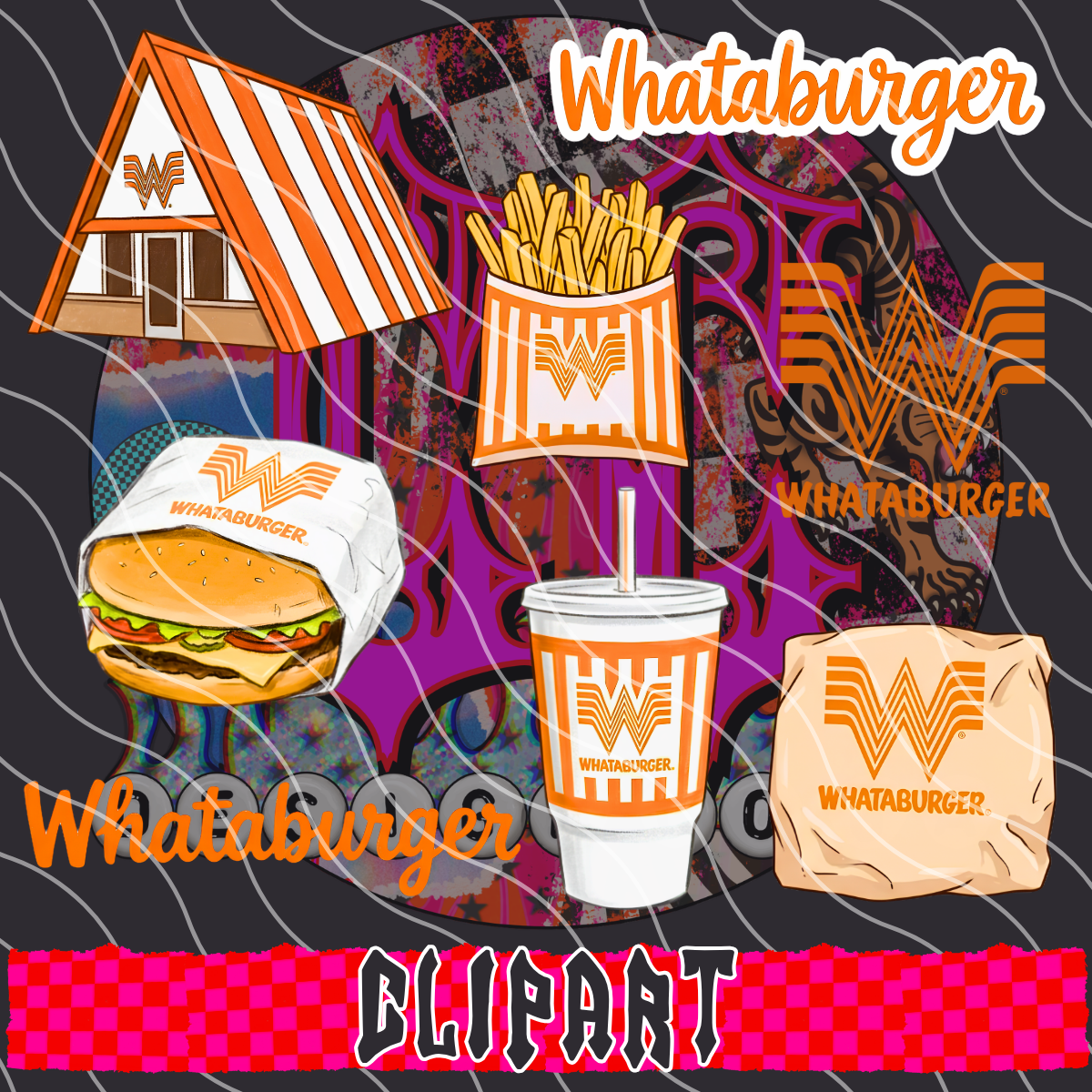 WHTABRGER FOODIE CLIPART TWO BUCK TUES