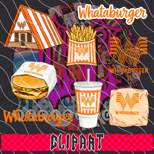 WHTABRGER FOODIE CLIPART TWO BUCK TUES
