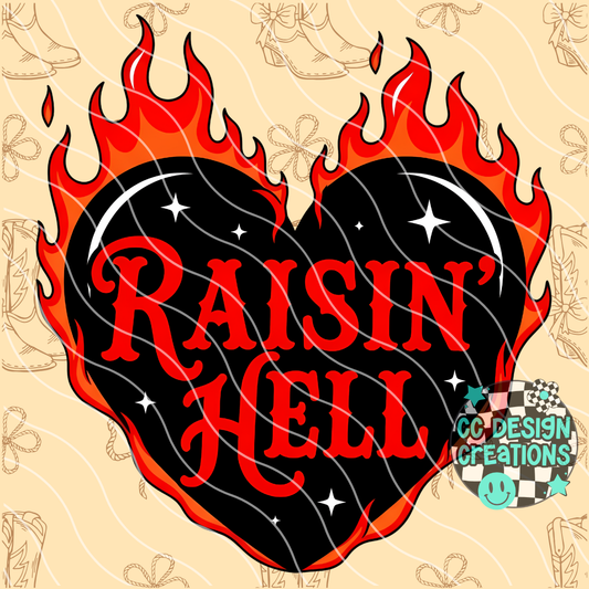 Raisin Hell PNG Digital Download