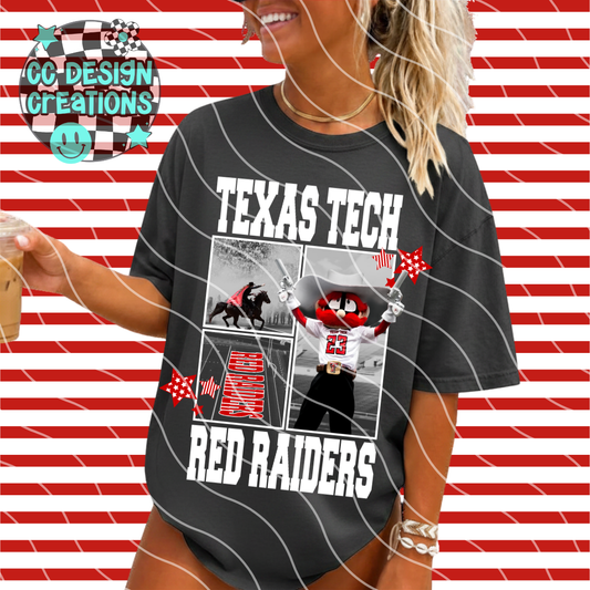 RAIDERS FOOTBALL COLLAGE PNG DIGITAL DOWNLOAD (WHITE + BLACK INCLUDED)