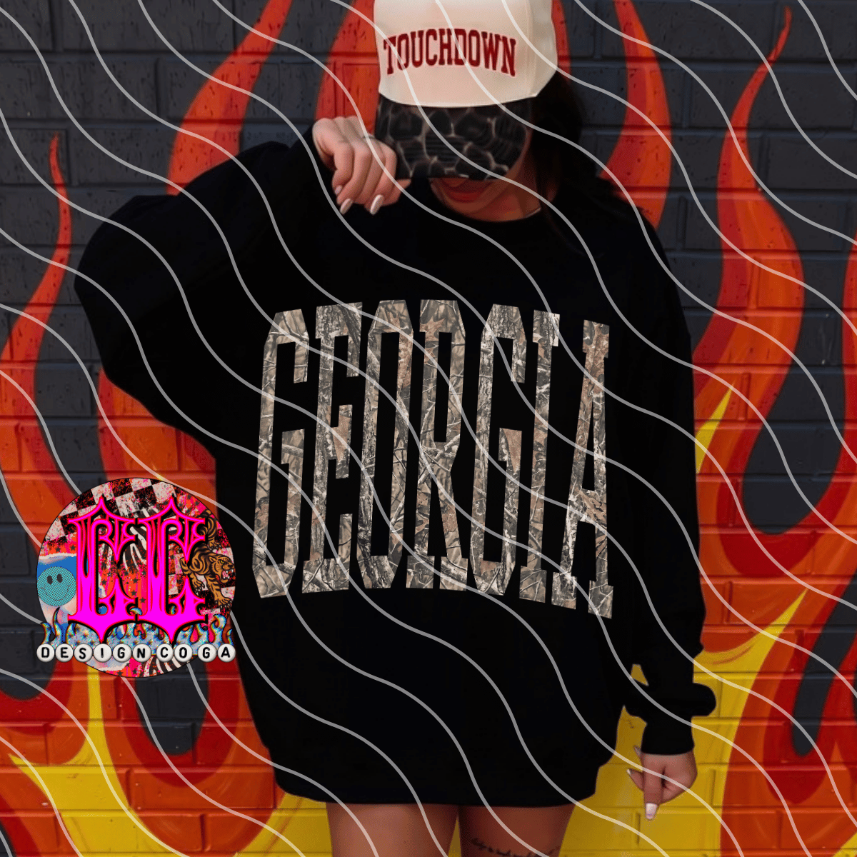 GEORGIA CAMO PNG DIGITAL DOWNLOAD