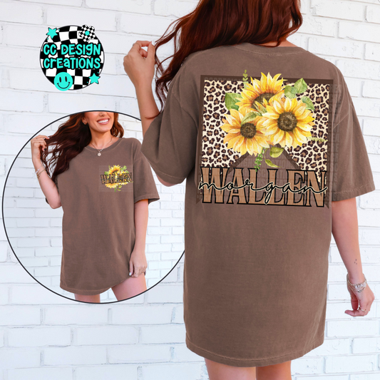 Sunflower Leopard MW PNG Digital Download