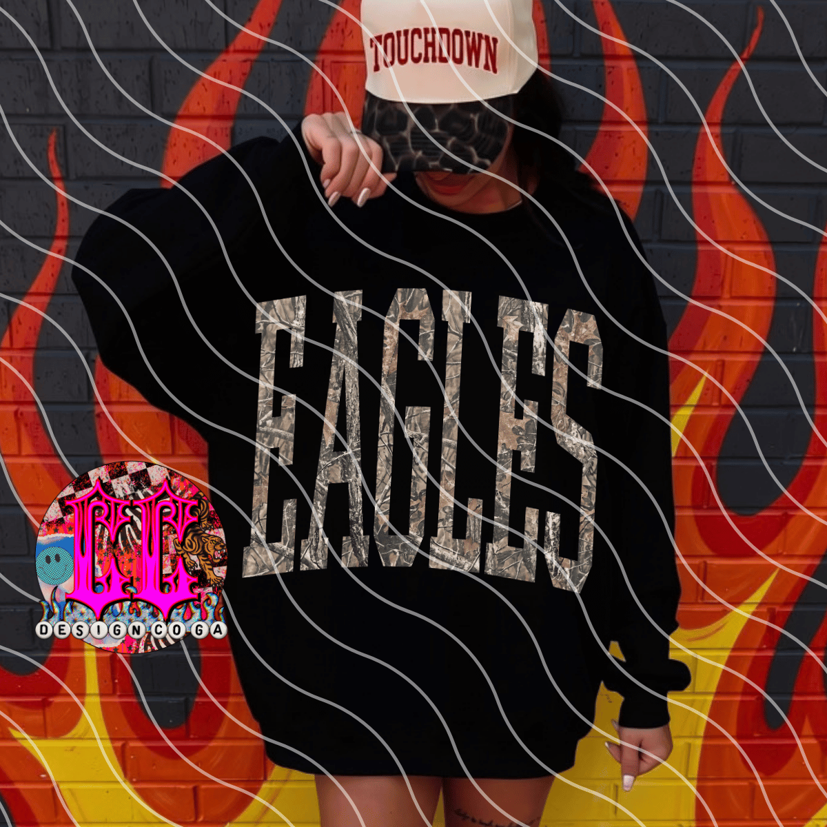 EAGLES CAMO PNG DIGITAL DOWNLOAD