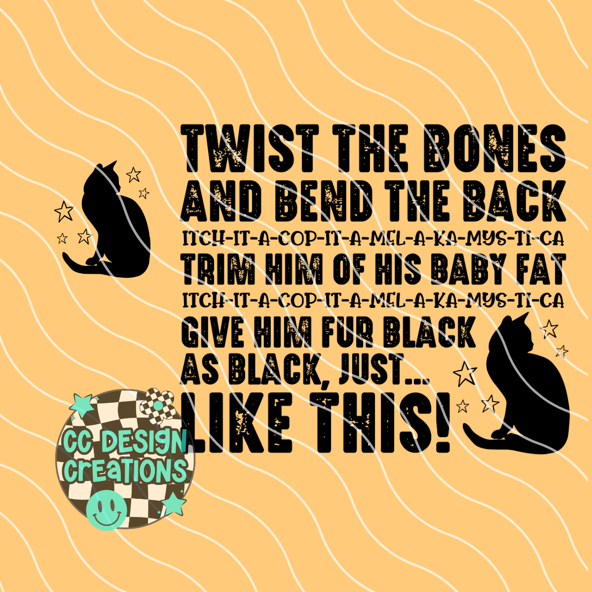 Twist The Bones PNG Digital Download