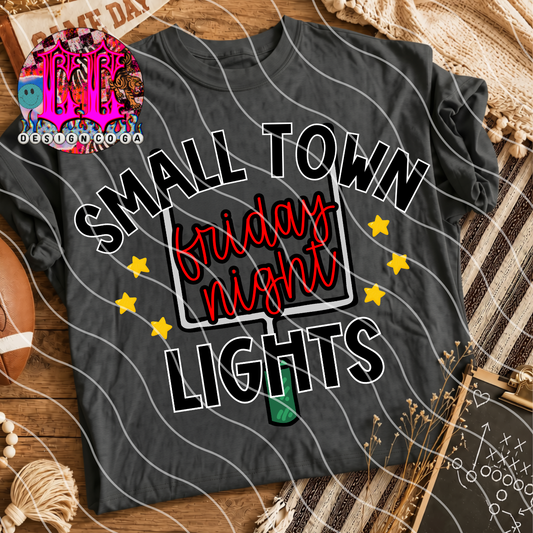 SMALL TOWN FRIDAY NIGHT LIGHTS PNG DIGITAL DOWNLOAD