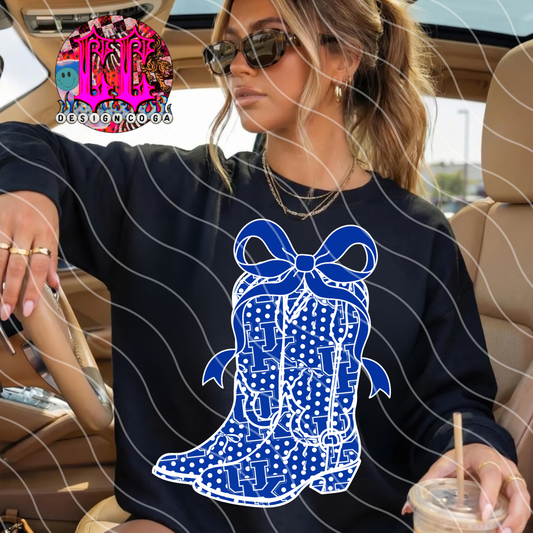 POLKA DOT COWGIRL WILDCATS PNG DIGITAL DOWNLOAD