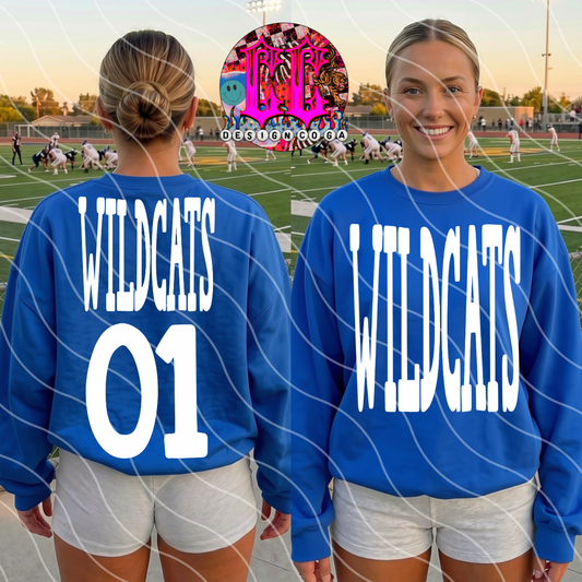 WILDCATS NUMBER ONE PNG DIGITAL DOWNLOAD